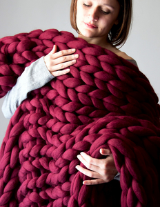 🔥Christmas Sale🔥Chunky Knit Blanket