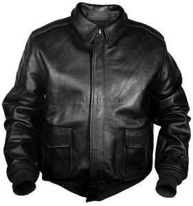 [Factory Outlet] 50% OFF Holiday Sale - Men's Air Force A-2 Leather Flight Bomber Jacket [FREE SHIPPING]